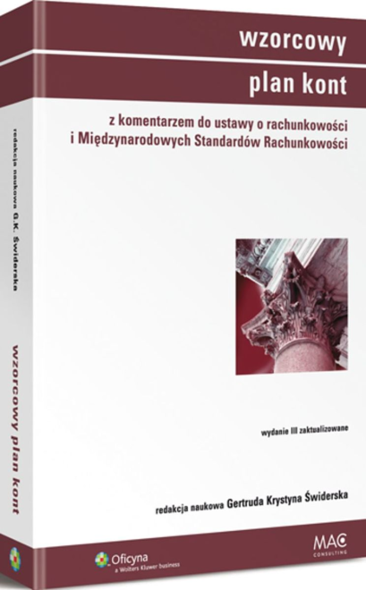 Wzorcowy plan kont z komentarzem do ustawy o rachunkowości i